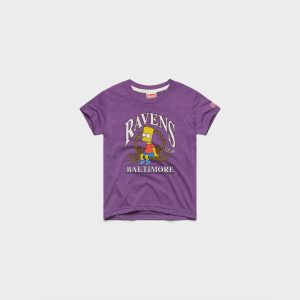 Youth The Simpsons Bart x Baltimore Ravens
