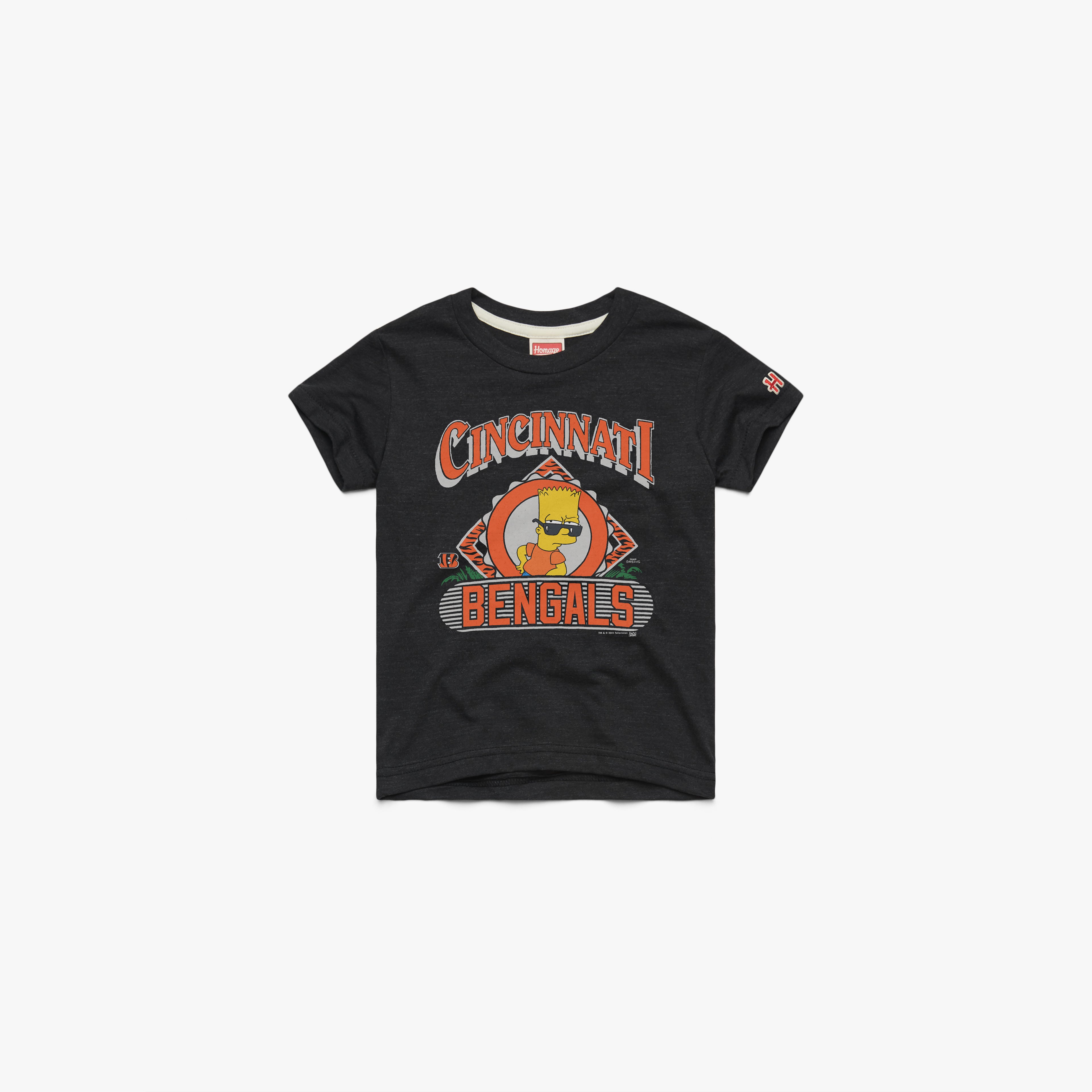 Youth The Simpsons Bart x Cincinnati Bengals 03012295330 Charcoal Flat.jpg Youth The Simpsons Bart x Cincinnati Bengals