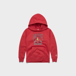 Youth The Simpsons Bart x Ohio State Hoodie::Red