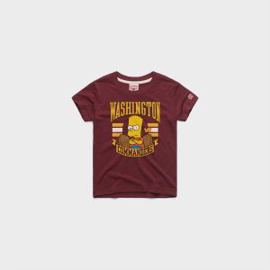 Youth The Simpsons Bart x Washington Commanders