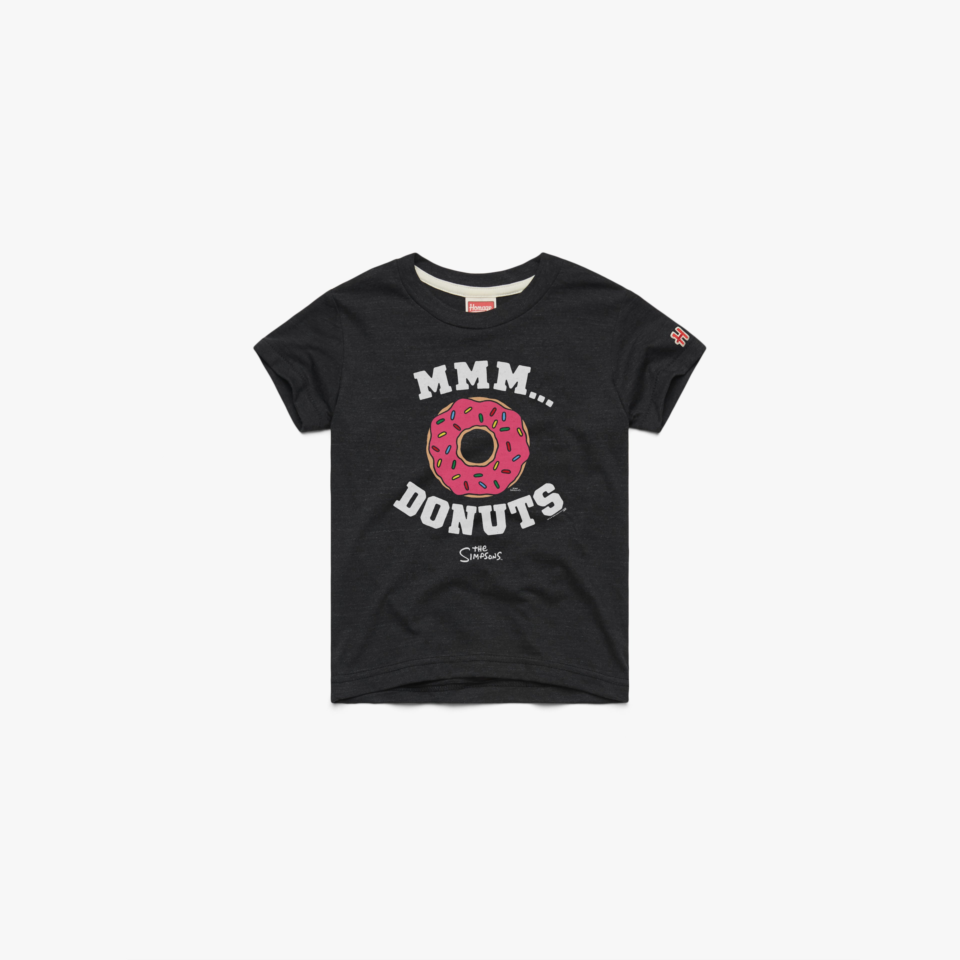 Youth The Simpsons Mmm Donuts 03012490130 Charcoal Flat.jpg Youth The Simpsons Mmm Donuts