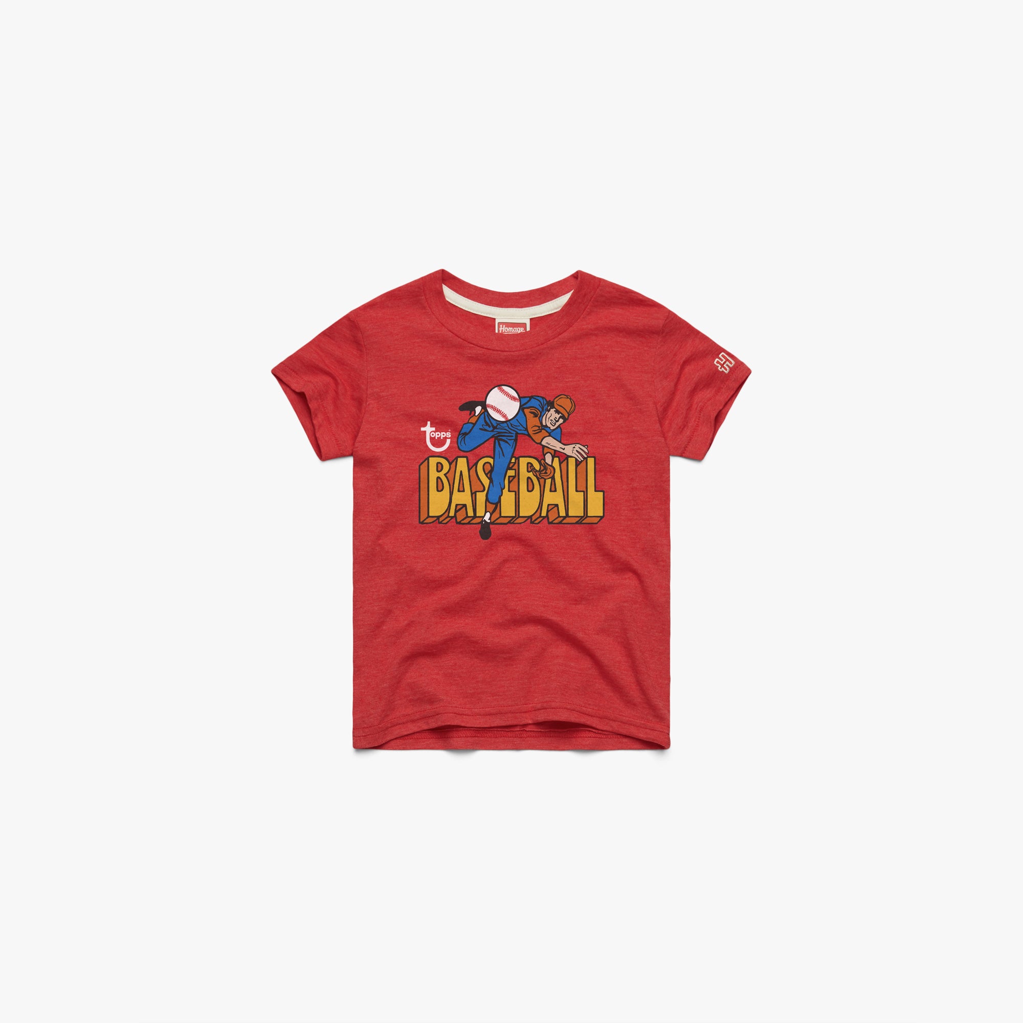 Youth Topps Baseball 03011909717 Red Flat.jpg Youth Topps Baseball