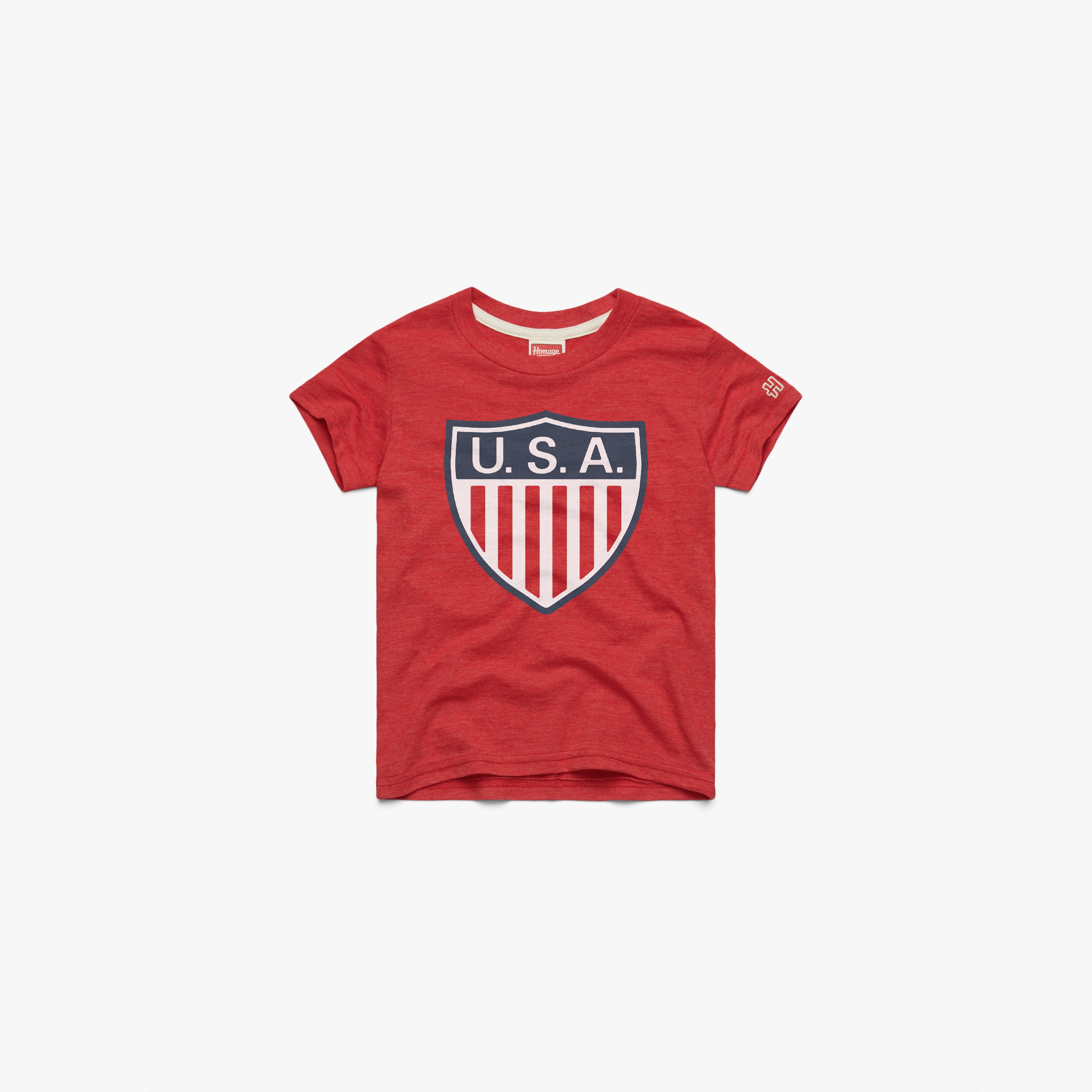Youth US Soccer 1950 Crest 03012286717 Red Flat.jpg Youth US Soccer 1950 Crest
