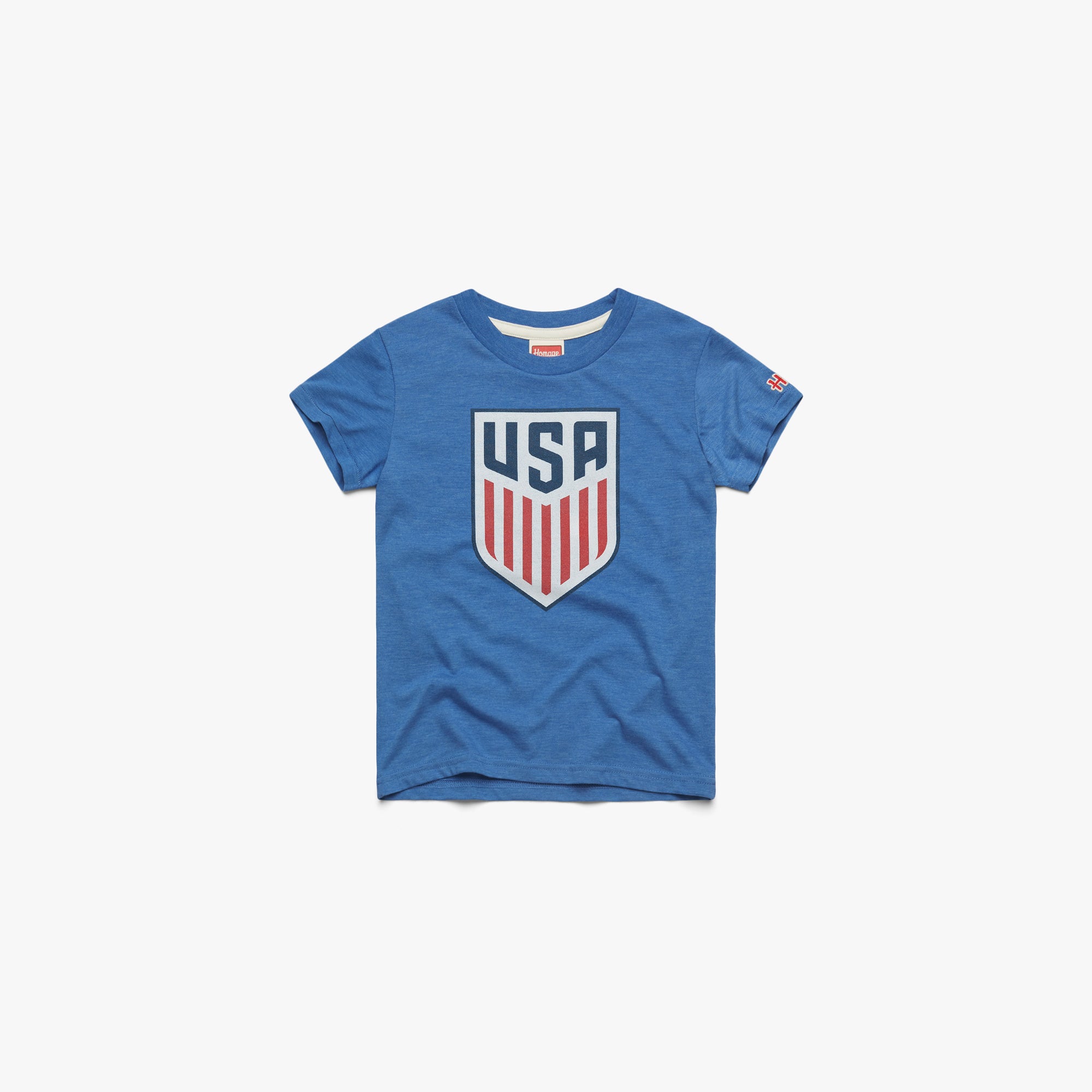 Youth USA Crest 03010299118 Royal Blue flat.jpg Youth USA Crest