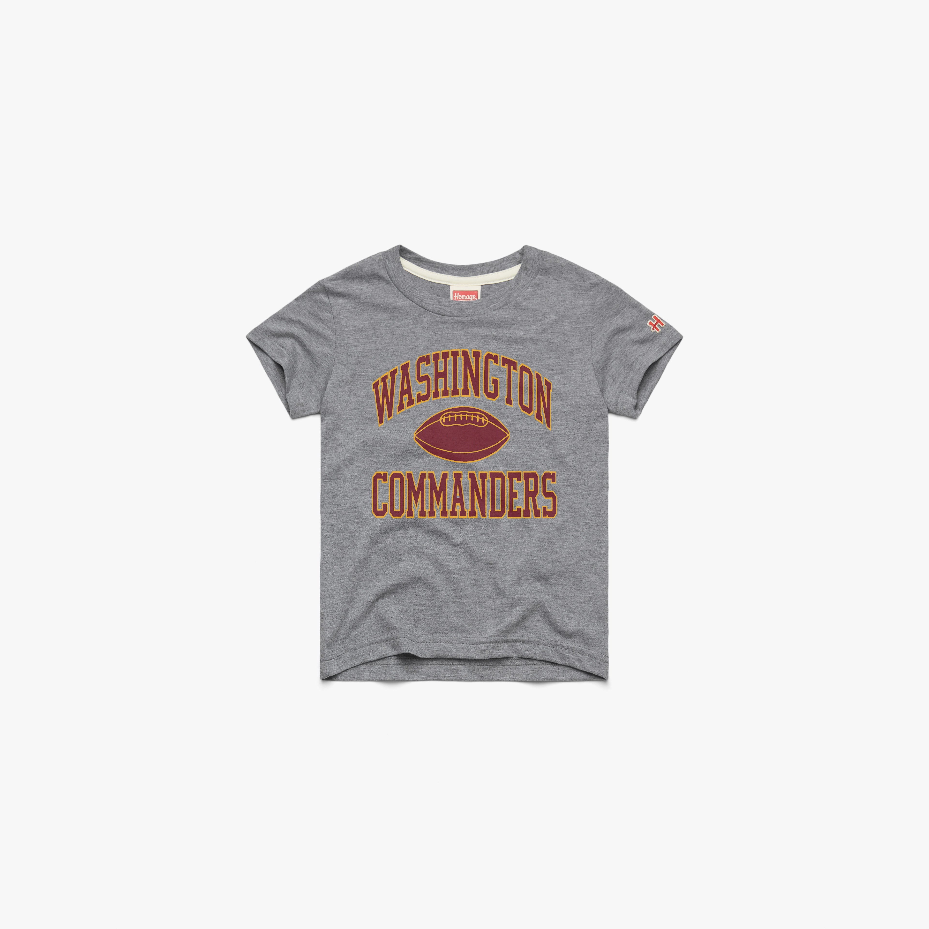 Youth Washington Commanders Gridiron 03012599001 Grey Flat.jpg Youth Washington Commanders Gridiron