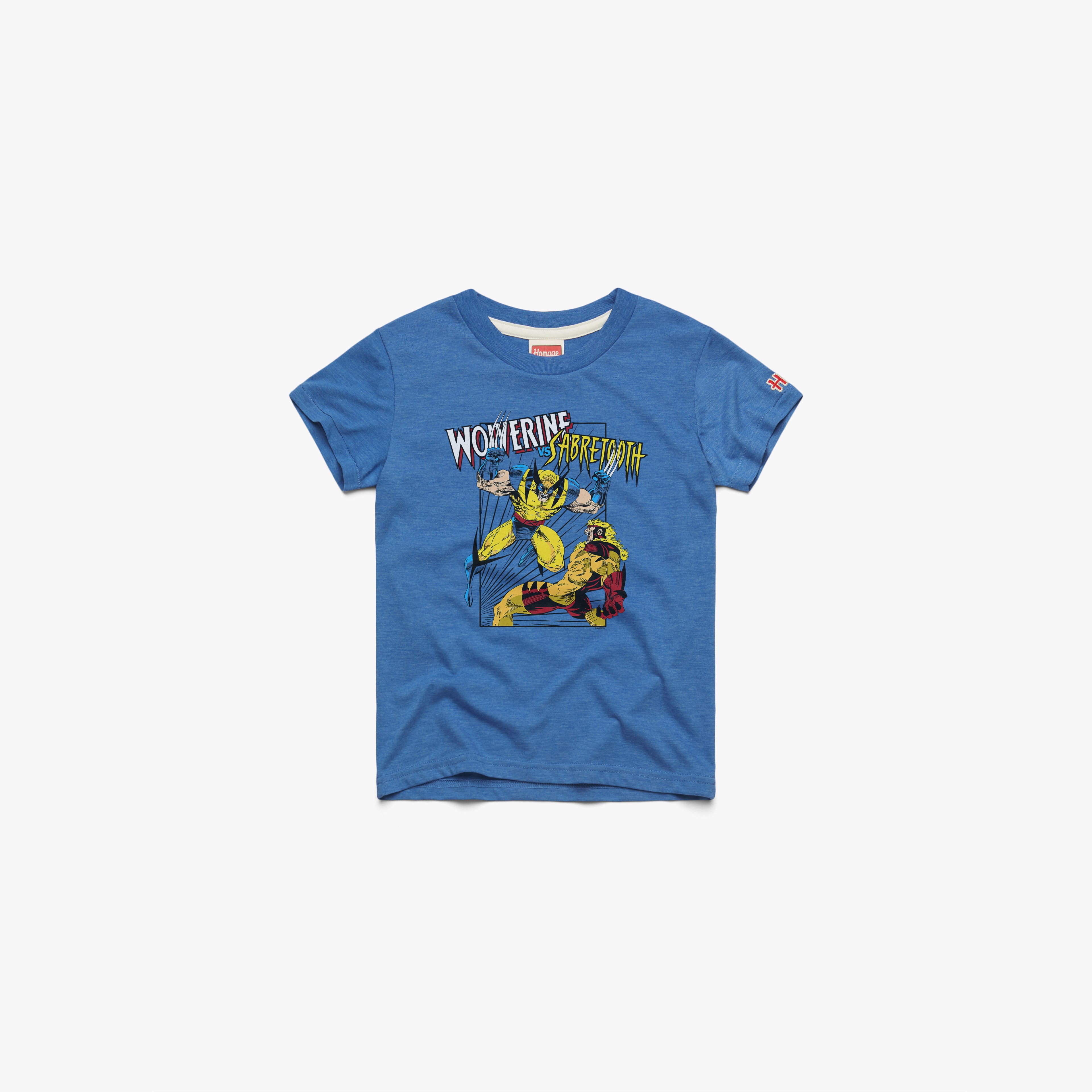 Youth X Men Wolverine Vs Sabretooth 03012504018 Royal Blue Flat.jpg Youth X-Men Wolverine Vs Sabretooth