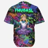 ALISON WONDERLAND FMUOASL TRIPPY BASEBALL JERSEY - Image 1