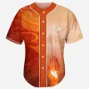 Beautiful orange marble nebula space porter robinson illenium baseball jersey for EDM festivals - Image 1