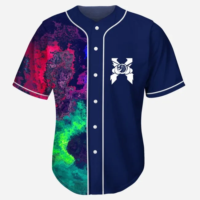 beautiful textured nebula space excision seven lions said the sky baseball jersey for edm festivals 1 Beautiful textured nebula space excision seven lions said the sky baseball jersey for EDM festivals - Image 1