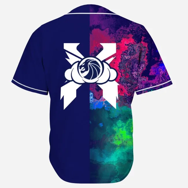 beautiful textured nebula space excision seven lions said the sky baseball jersey for edm festivals 2 Beautiful textured nebula space excision seven lions said the sky baseball jersey for EDM festivals - Image 2
