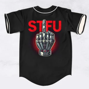 Crankdat STFU Jersey Lost Lands rave baseball jersey for edm festivals - Image 1