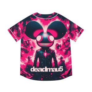 Deadmau5 Jersey (Pink Fire) Edm Rave Jersey - Image 1