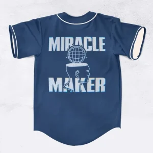 Dom Dolla Miracle Maker rave baseball jersey for edm festivals - Image 1