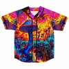 Drippy Mushrooms Baseball Jersey - Image 1