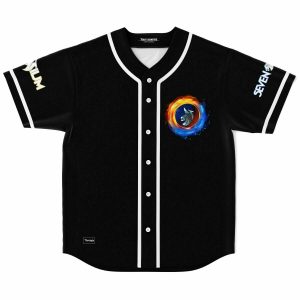 Edwin F Baseball Jersey (Fire and water) - Image 1