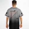 Edwin F Baseball Jersey (Gray and black) - Image 4
