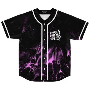 Girls need nobody custom Baseball Jersey - Image 1
