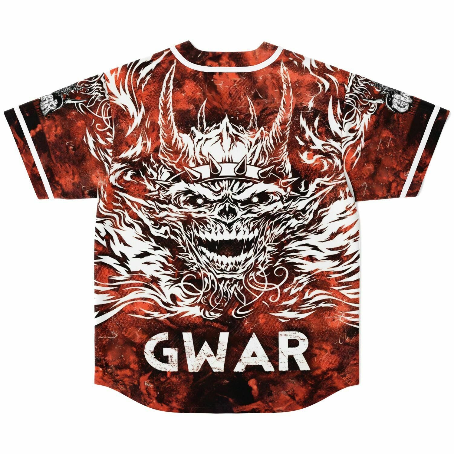 gwar custom baseball jersey 2 Gwar custom Baseball Jersey - Image 2