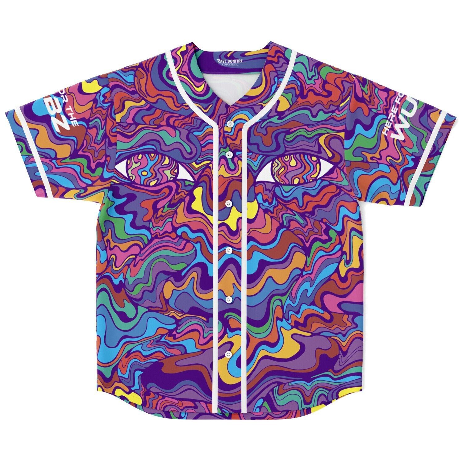 here for the wubz baseball jersey 1 Here for the wubz Baseball Jersey - Image 1