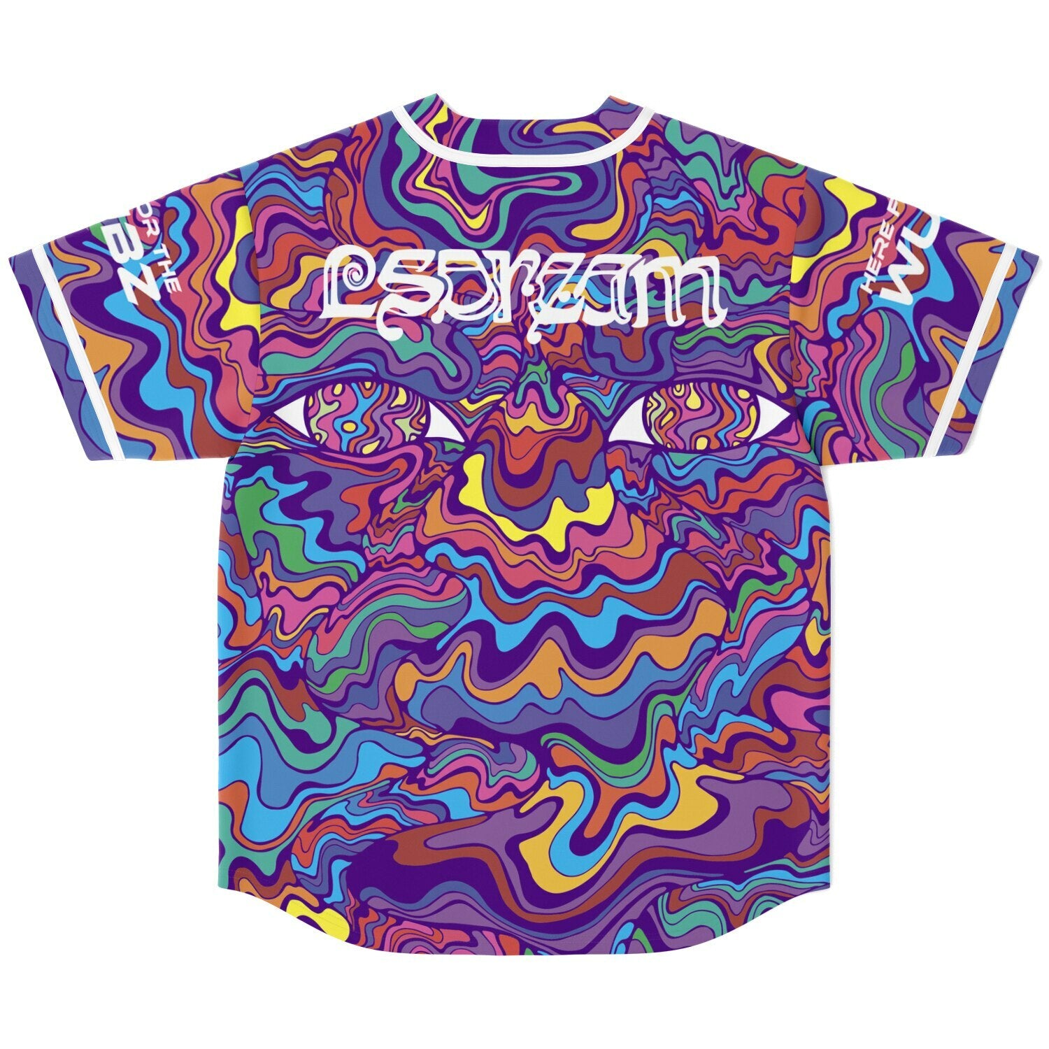 here for the wubz baseball jersey 2 Here for the wubz Baseball Jersey - Image 2