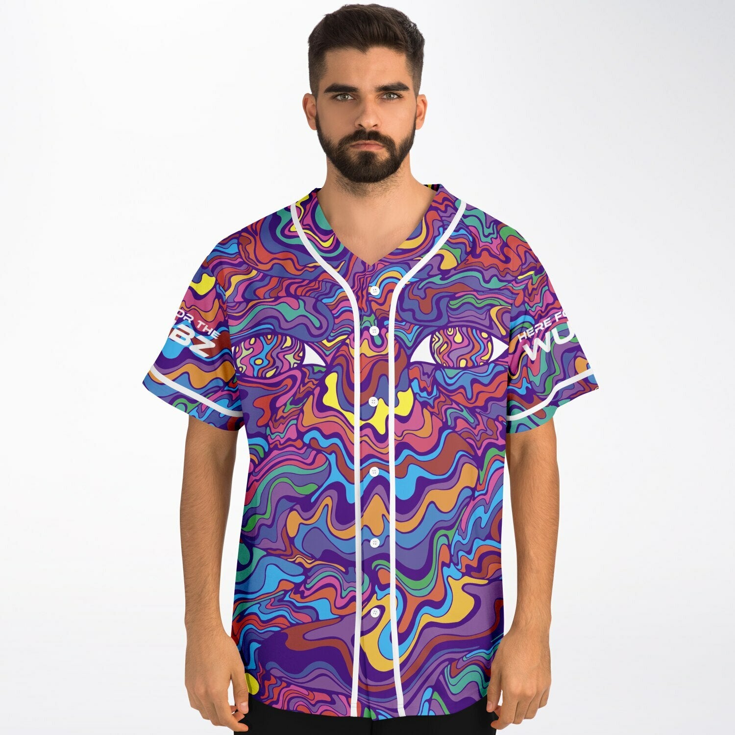 here for the wubz baseball jersey 3 Here for the wubz Baseball Jersey - Image 3