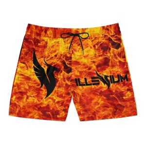Illenium Merch Men's Mid-Length Swim Shorts (AOP) - Image 1