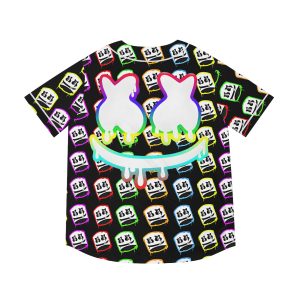Marshmello Baseball Jersey (LED) Rave Jersey EDM Jersey - Image 1