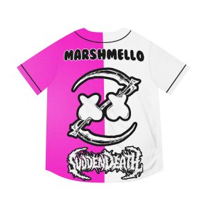 Marshmello Jersey B2B Svdden Death Jersey (PINK) EDC Las Vegas Lost Lands Merch 2024 - Image 1