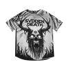 Men's Baseball Jersey SVDDEN DEATH Black & White Unleash Chaos and Style - Image 2