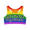 Rezz Crop Top Jersey (Pride) Sports Bra - Image 1