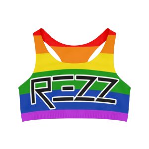 Rezz Crop Top Jersey (Pride) Sports Bra - Image 1