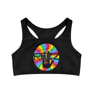 Rezz Crop Top Jersey Sports Bra - Image 1
