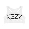 Rezz Crop Top Jersey (White) Sports Bra - Image 1