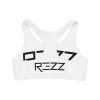 Rezz Crop Top Jersey (White) Sports Bra - Image 2