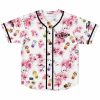 Sakura x Boba Tea cups Baseball Jersey - Image 1