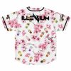 Sakura x Boba Tea cups Baseball Jersey - Image 2