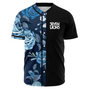 Seven lions Blue Baseball jersey - Image 1
