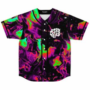Stay weird custom rave baseball Jersey - Image 1