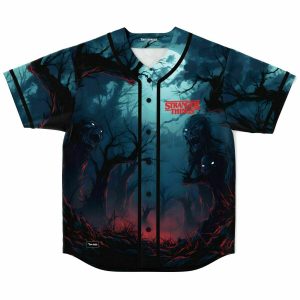 Stranger things Halloween Baseball Jersey - Image 1