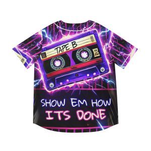 Tape B Jersey (Show Em How It’s Done) Rave Jersey Edm Jersey - Image 1