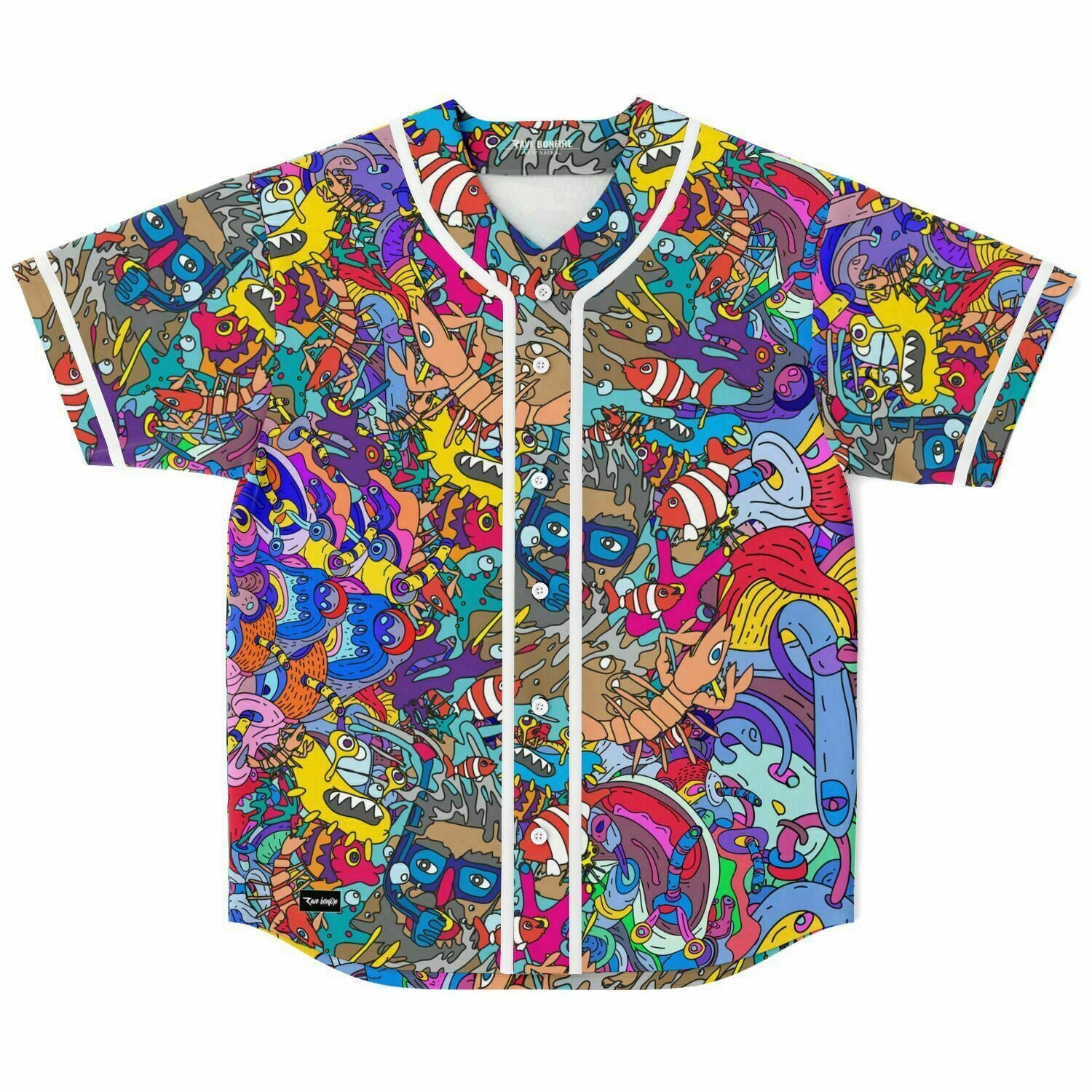 trippy doddles baseball jersey 1 Trippy doddles Baseball Jersey - Image 1