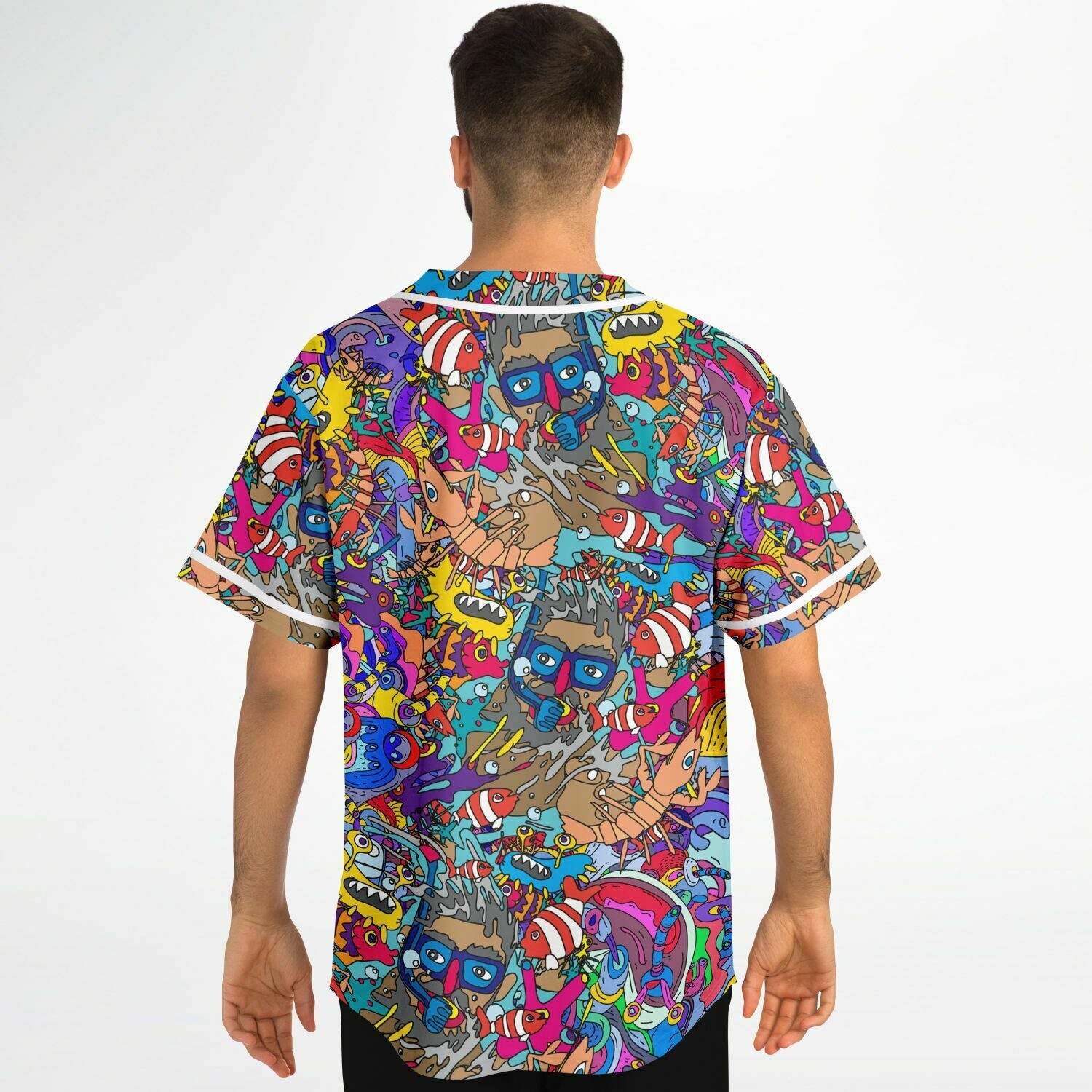 trippy doddles baseball jersey 4 Trippy doddles Baseball Jersey - Image 4