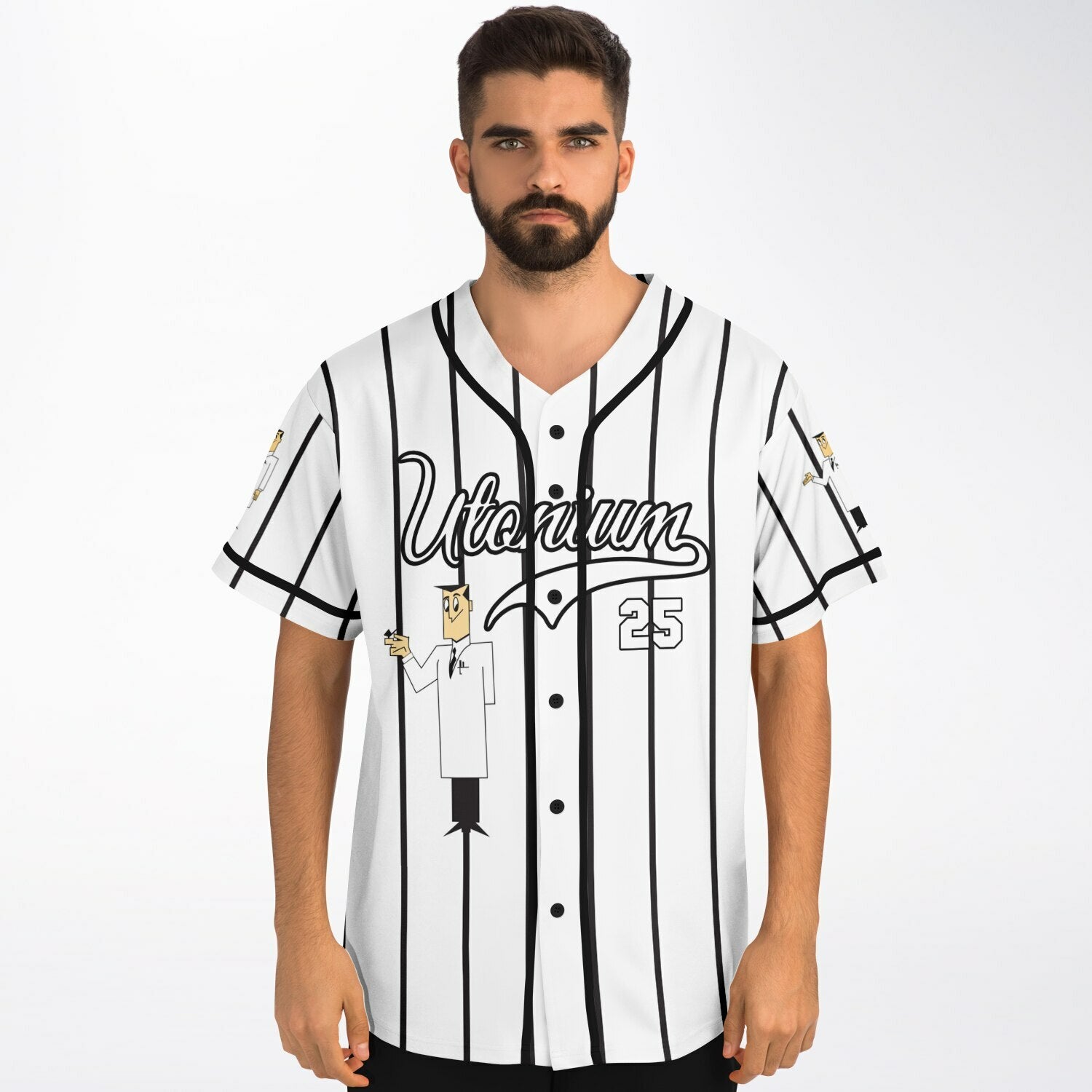 utonium custom baseball jersey 3 utonium custom Baseball Jersey - Image 3