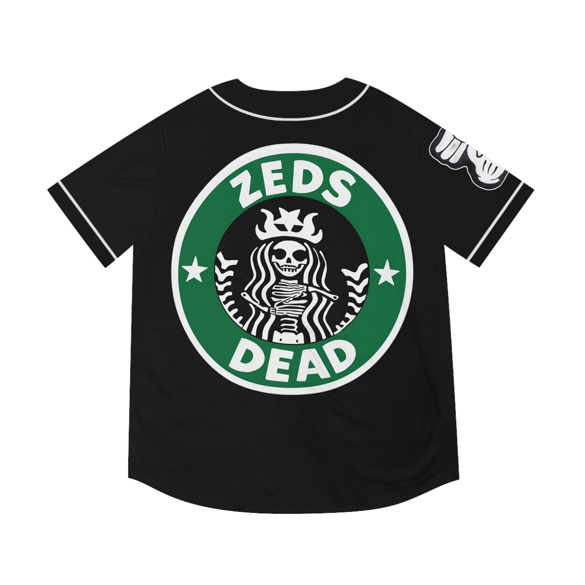 zeds dead deadbeats starbucks rave baseball jersey edm festivals top seller 1 Zeds Dead Deadbeats Starbucks Rave Baseball Jersey | EDM Festivals Top Seller - Image 1