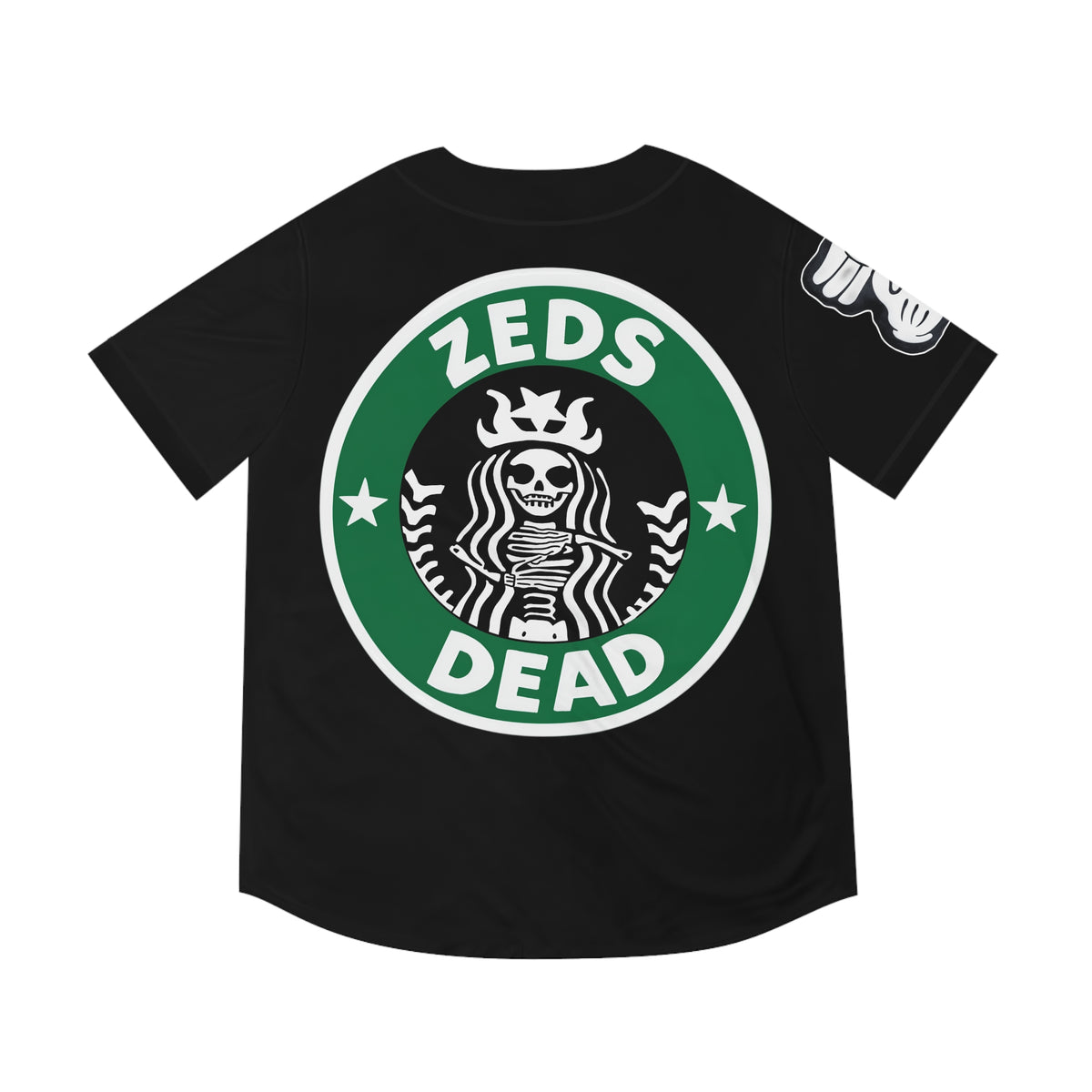 zeds dead deadbeats starbucks rave baseball jersey edm festivals top seller 2 Zeds Dead Deadbeats Starbucks Rave Baseball Jersey | EDM Festivals Top Seller - Image 2